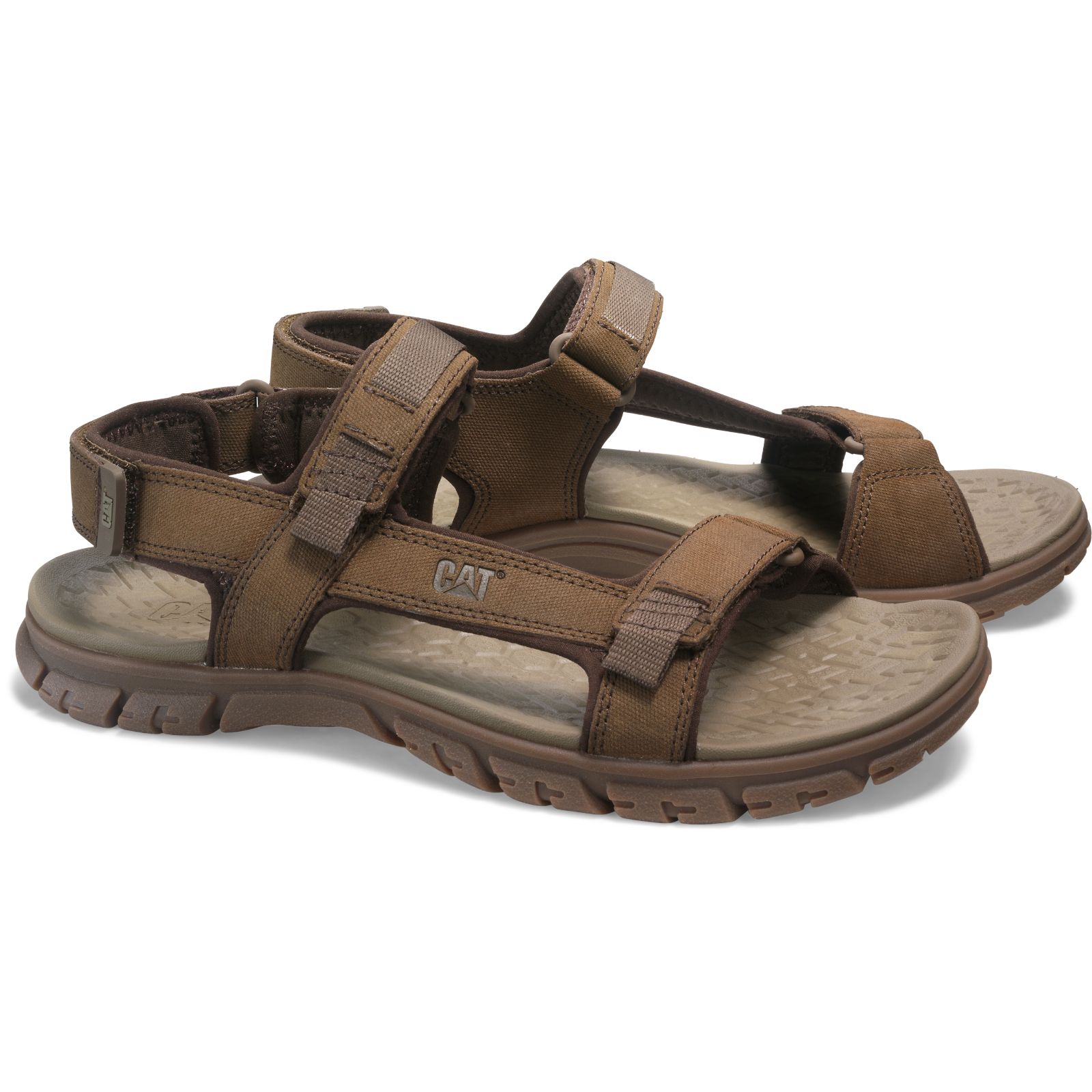 Men's Caterpillar Atchison Sandals Brown Ireland VSCD30478